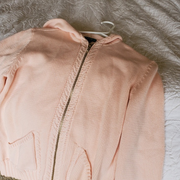 Lauren Ralph Lauren NWT Hoodie Sweater Pink Pastel Pale Light  Medium M - Picture 2 of 7